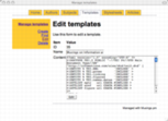 manage templates